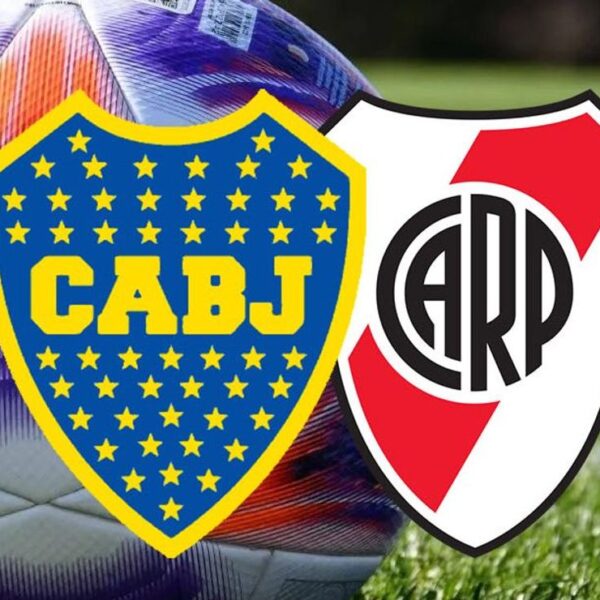 Jugadores de Boca y de River