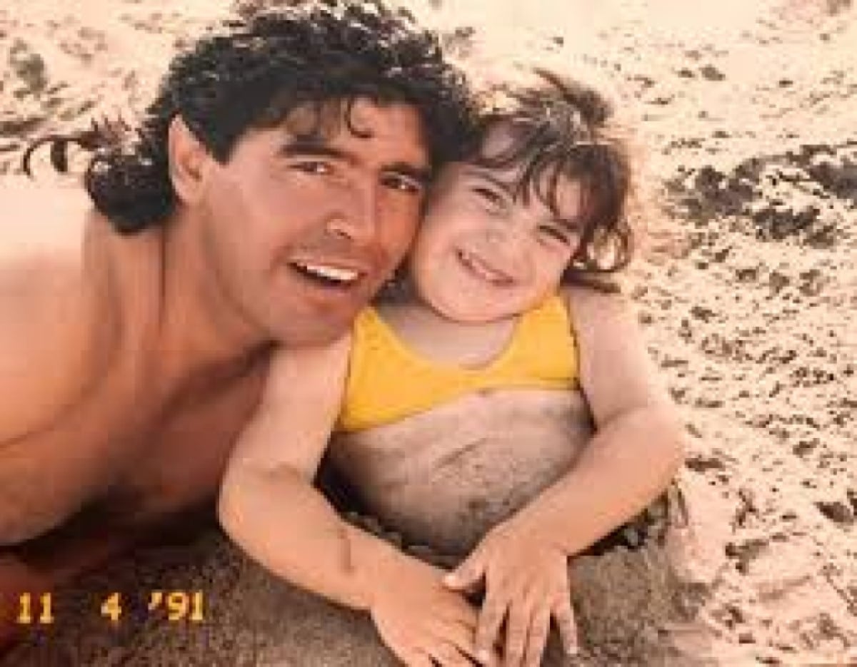 Diego y Gianinna Maradona