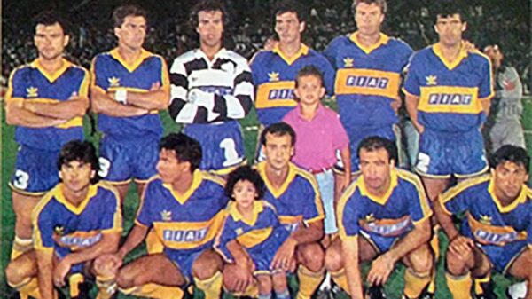 Plantel Boca Supercopa 1989