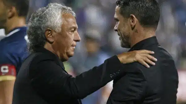 Fernando Gago y Néstor Gorosito