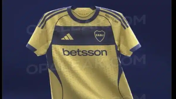 Camiseta alternativa Boca